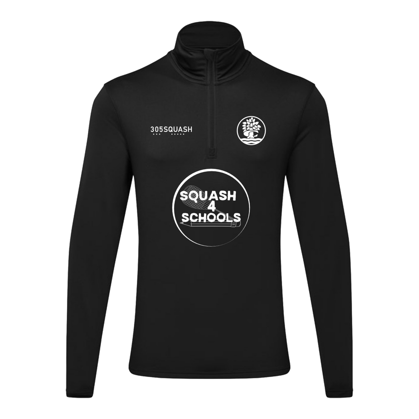 Accelerate Squash 4 Schools Performance Lite 1/4 Zip Top