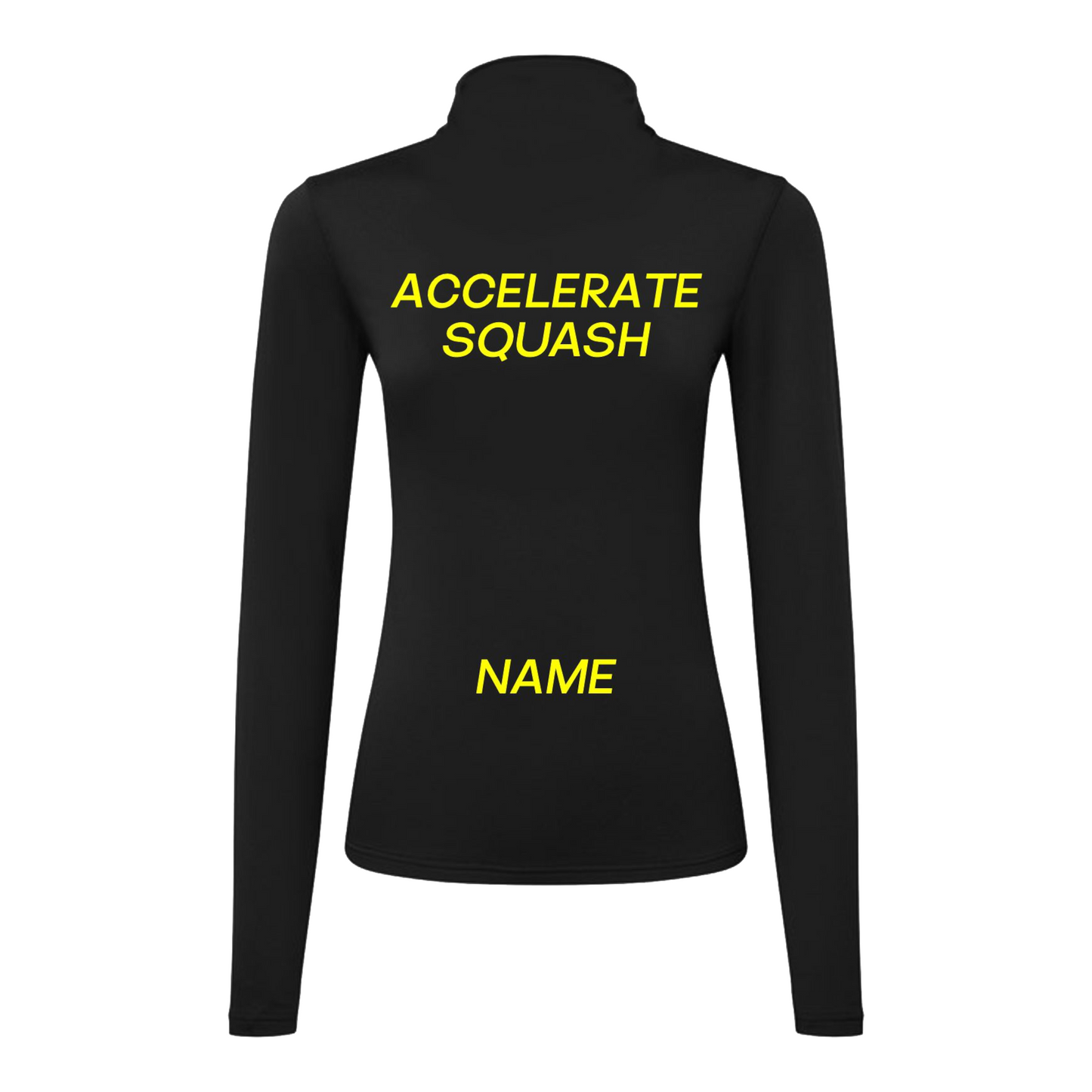 Accelerate Squash Performance Lite Womens 1/4 Zip Top