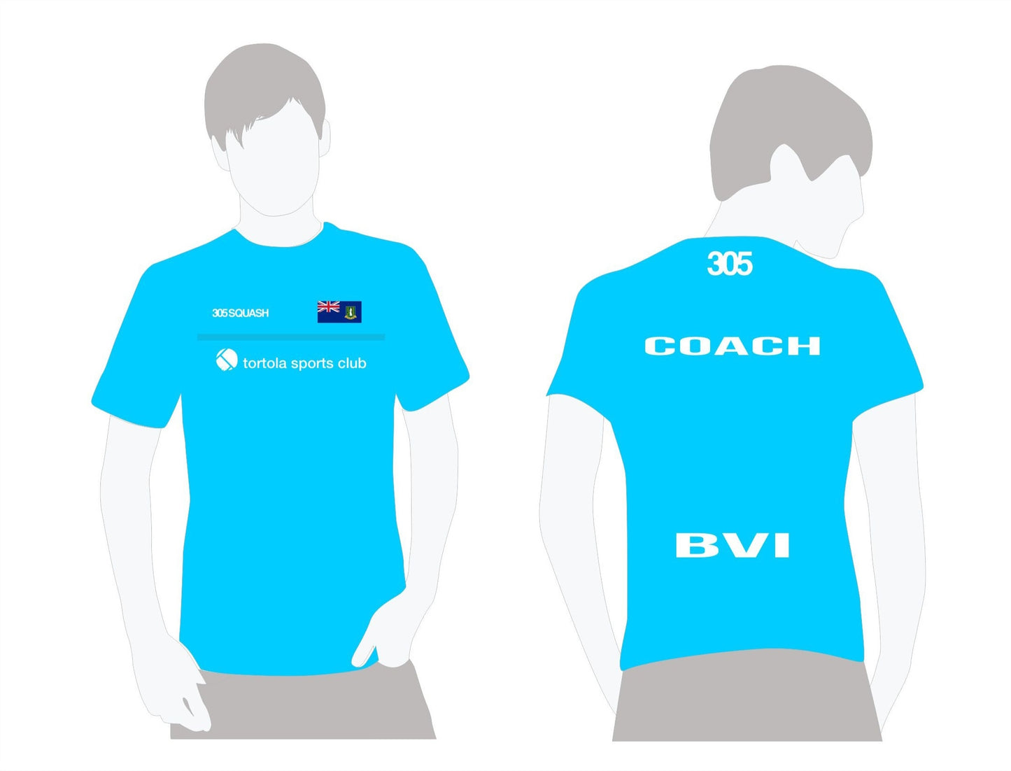 Tortola Squash Action Womens T