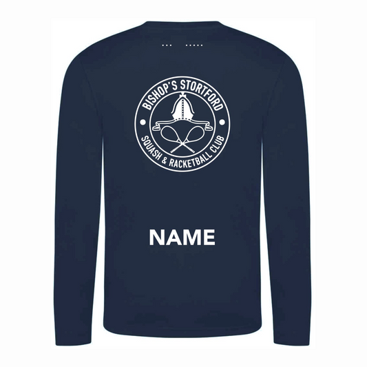 Bishop's Stortford Squash Action Long Sleeve T