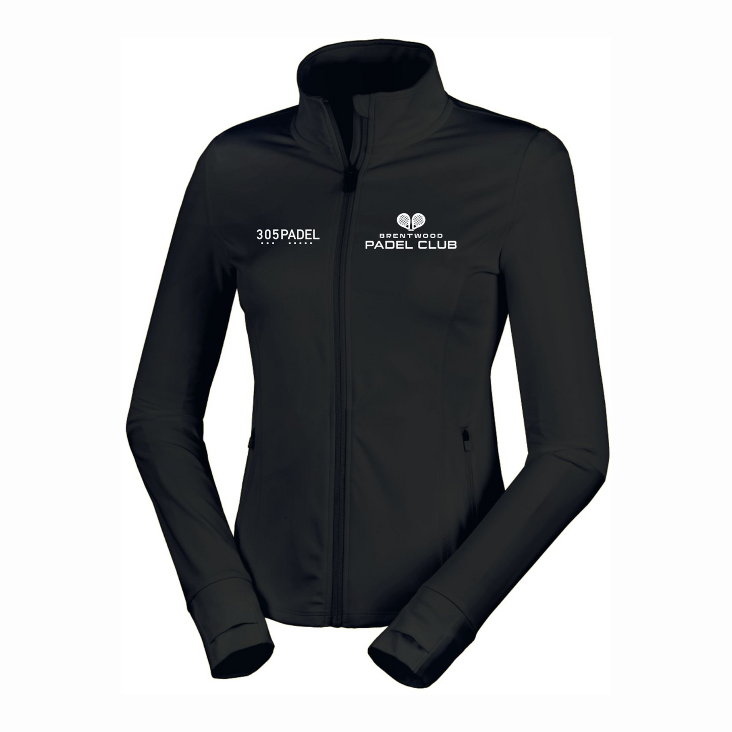 Brentwood Padel Performance BOCA Womens Full Zip Top
