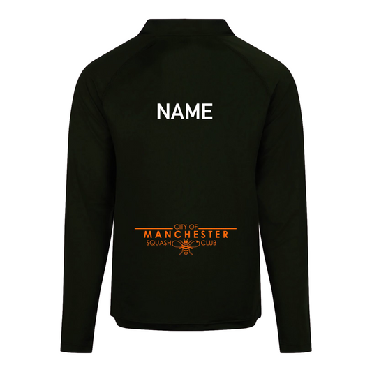 City of Manchester Squash Action 1/4 Zip Top