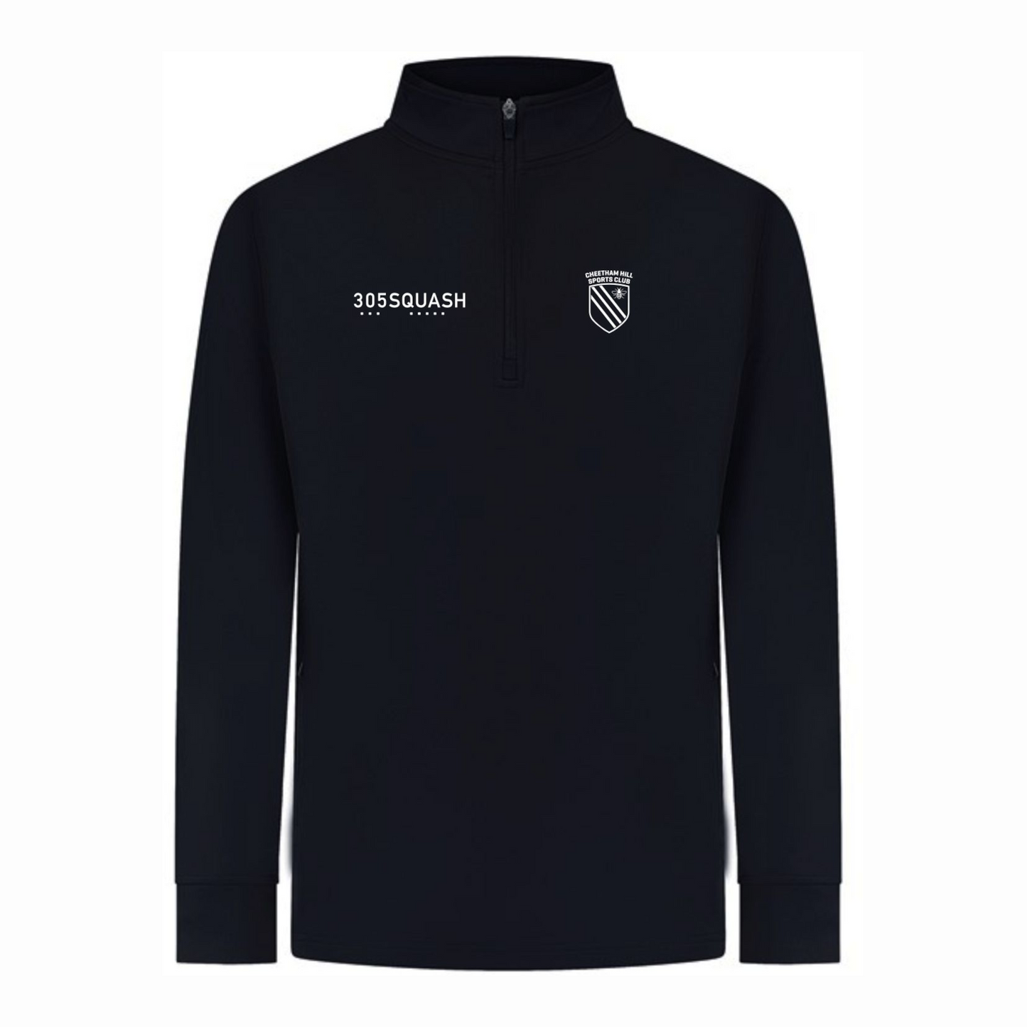 Cheetham Hill Squash Performance 1/4 Zip Top