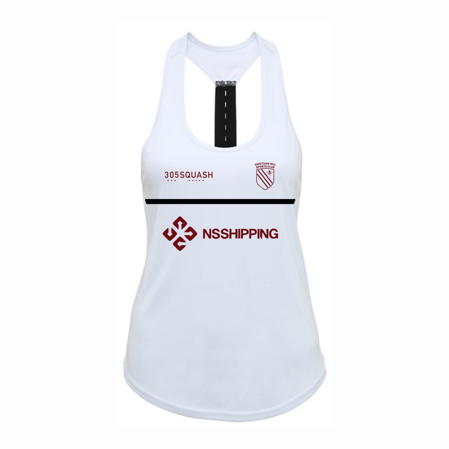 Cheetham Hill Squash Sponsor Pro Band Womens Vest