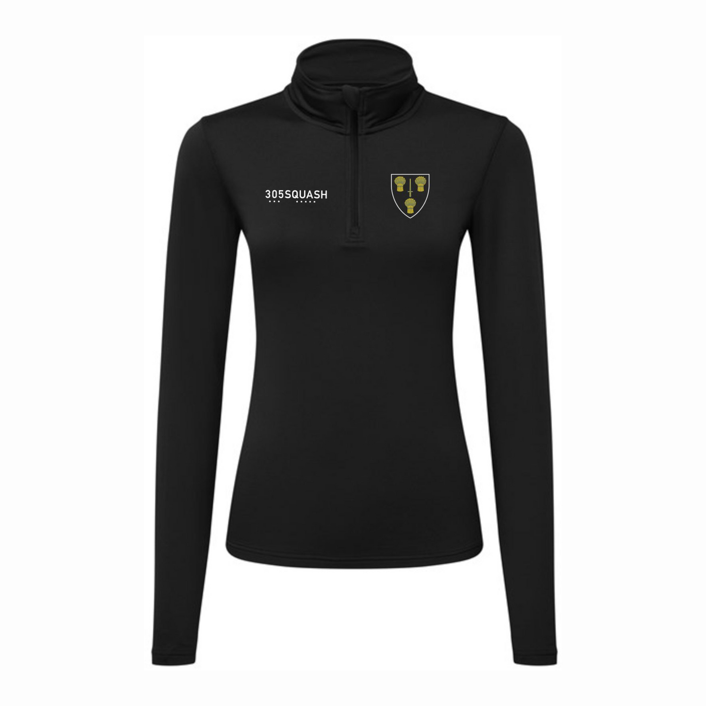 Cheshire Squash Performance Lite Womens 1/4 Zip Top