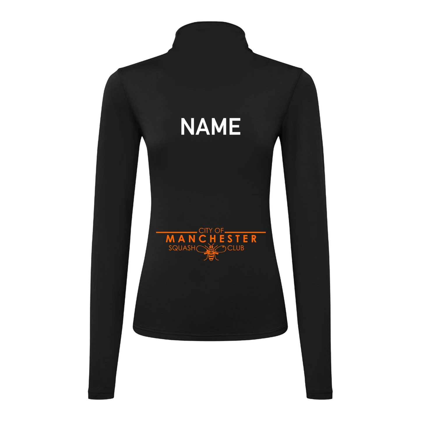 City of Manchester Squash Performance Lite 1/4 Zip Womens Top
