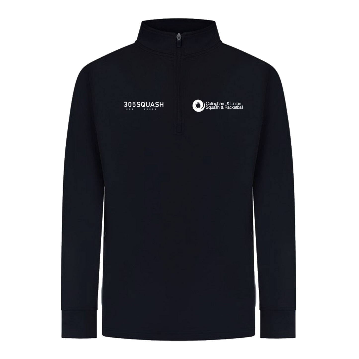Collingham + Linton Squash Academy Performance Kids 1/4 Zip Top