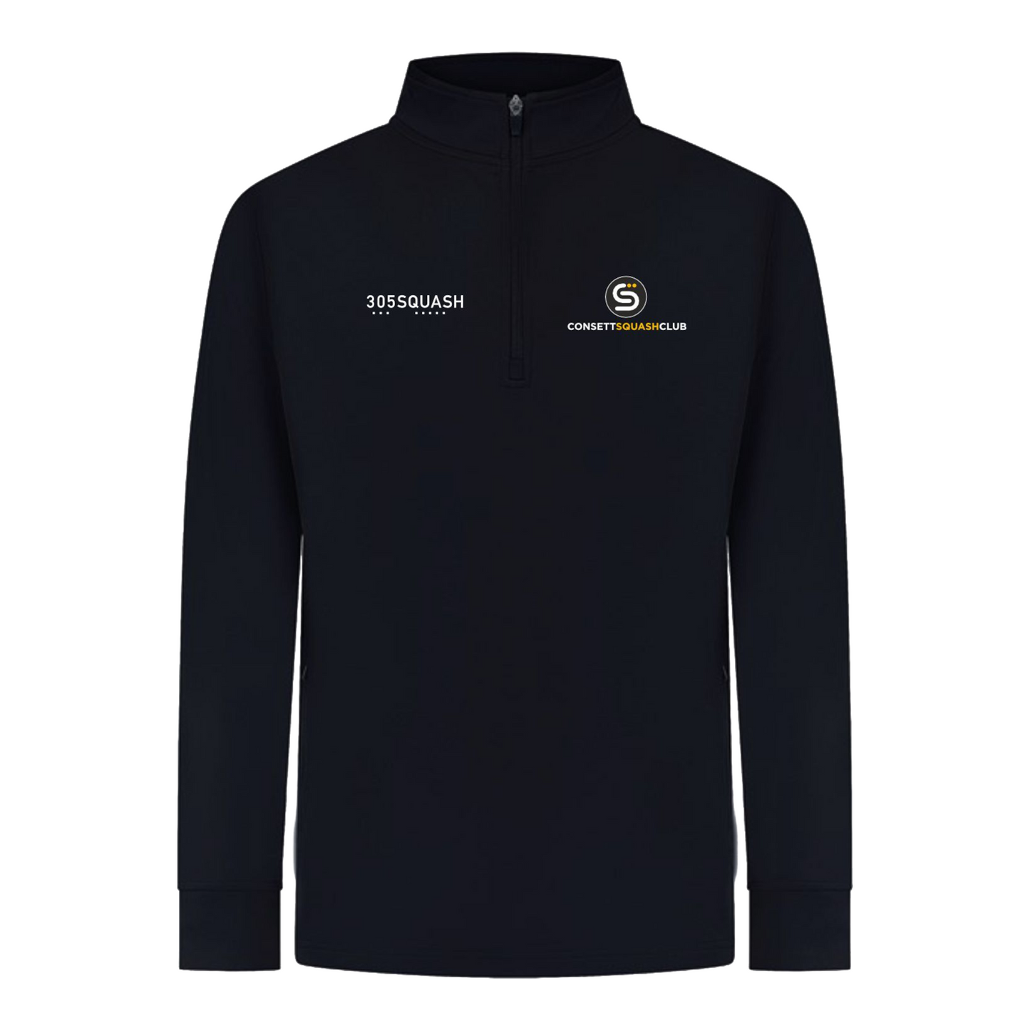 Consett Squash Performance Kids 1/4 Zip Top