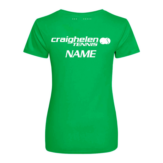 Craighelen Tennis Action Womens T