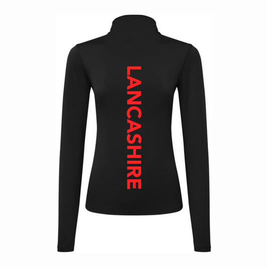 Lancashire Squash Performance Lite Womens 1/4 Zip Top