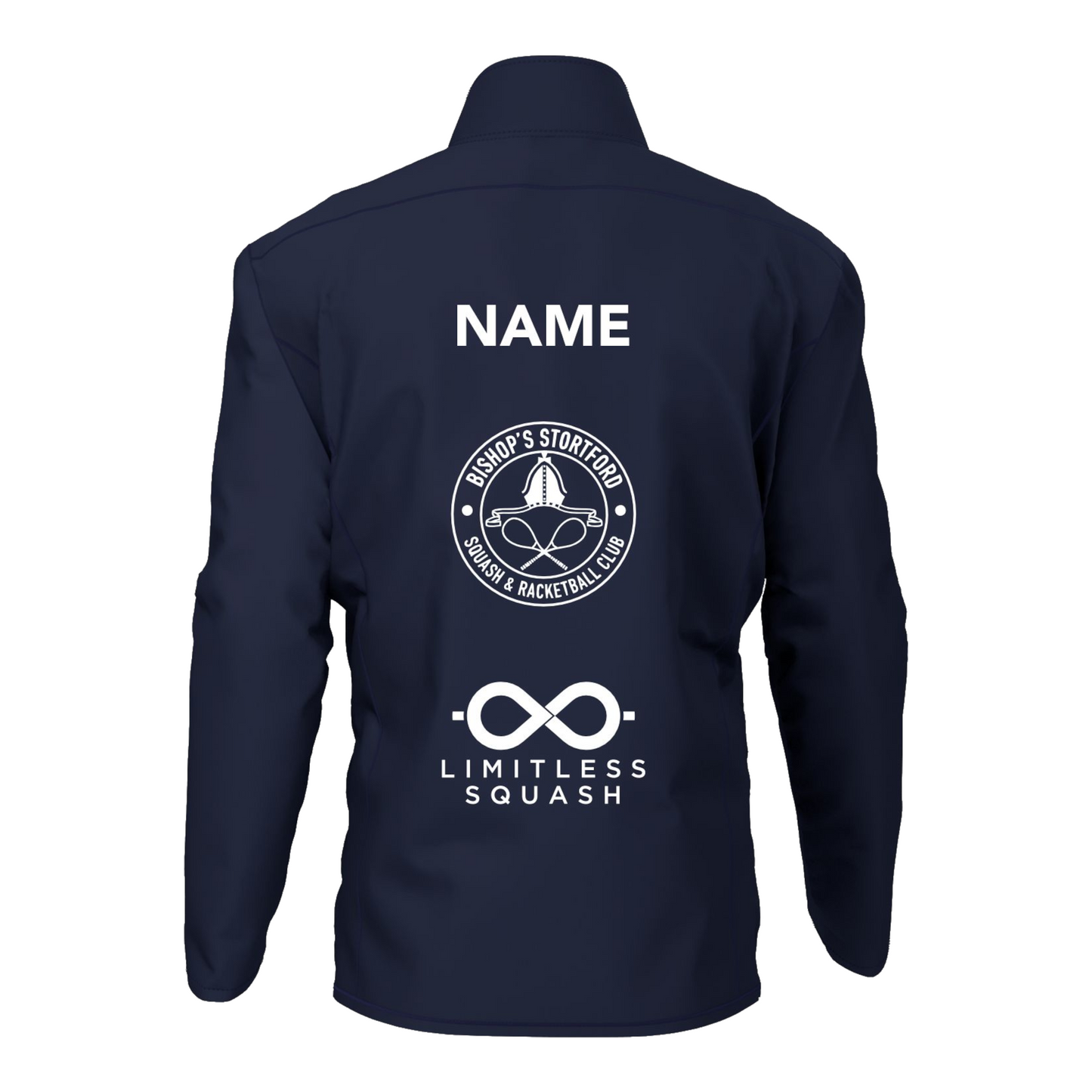 Limitless + Bishop's Stortford Squash Performance Kids 1/4 Zip Jacket