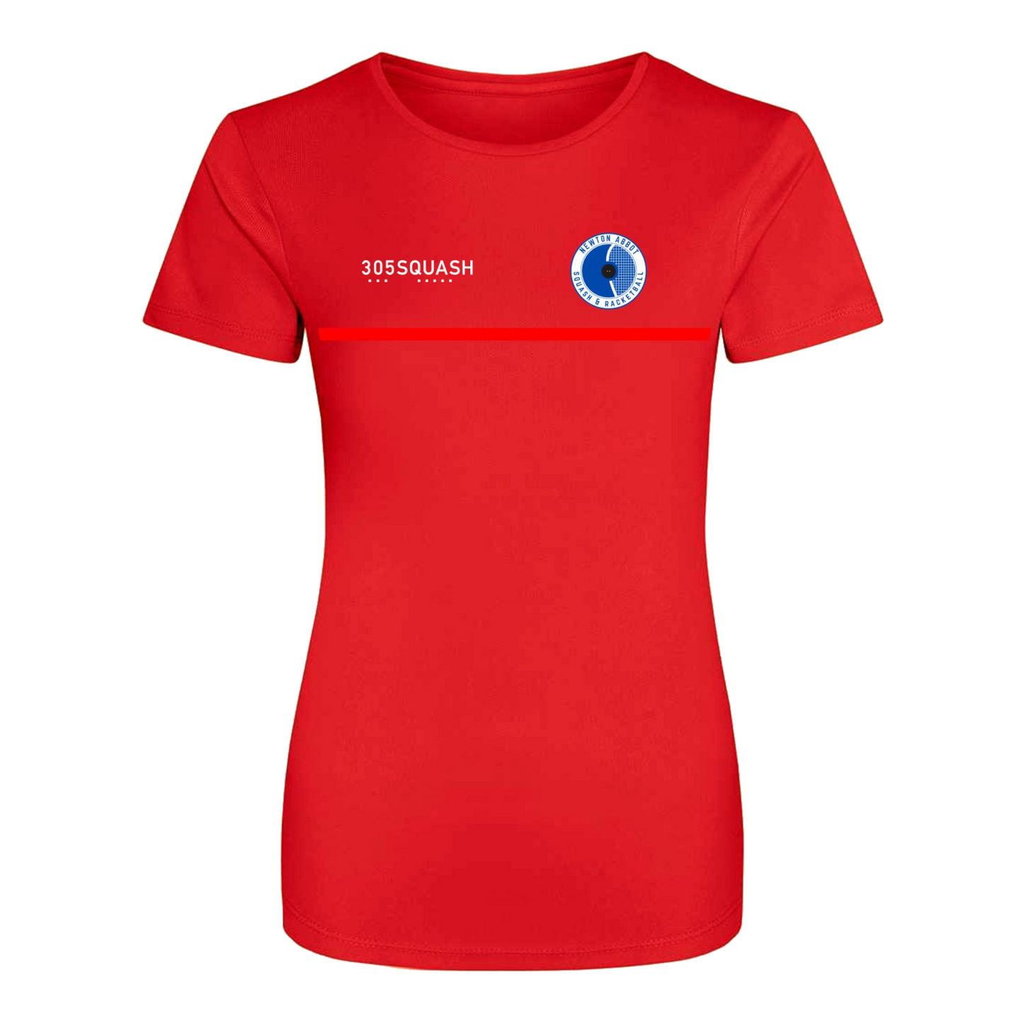 Newton Abbot Squash Action Womens T
