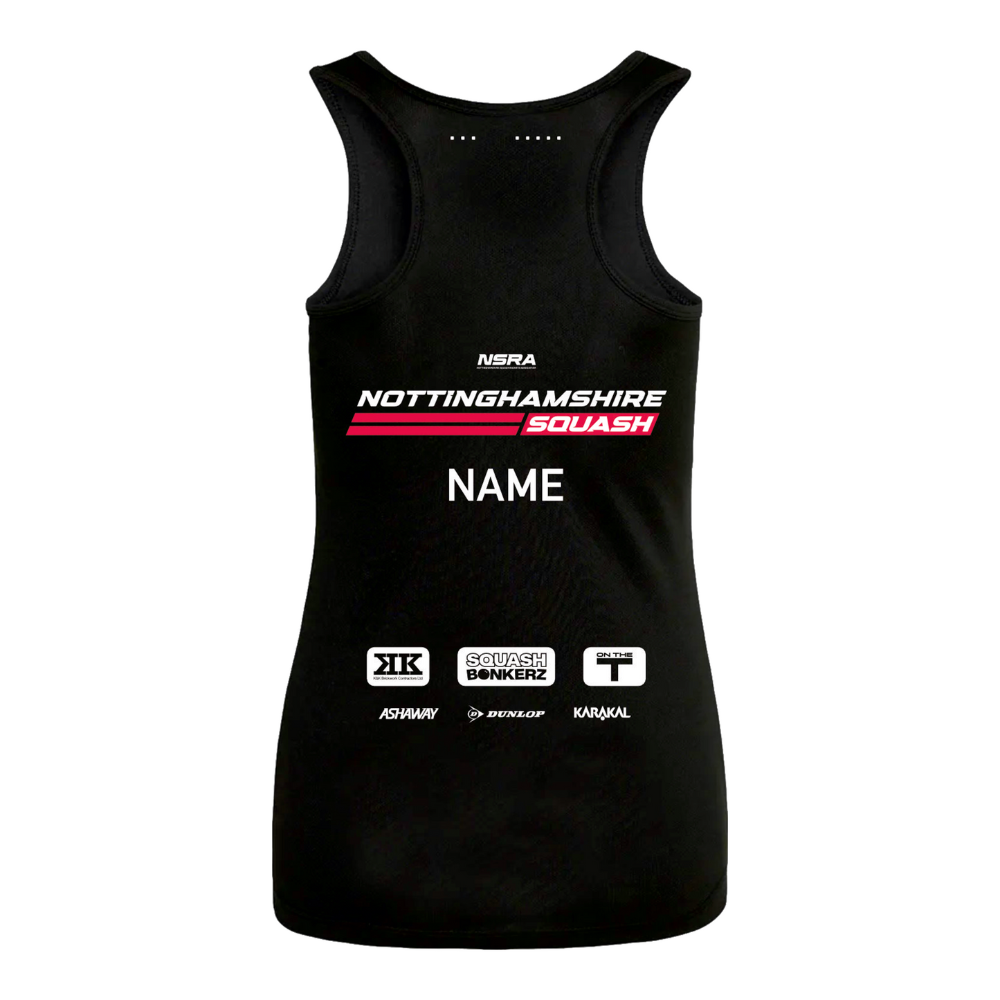Nottinghamshire Squash Action Womens Vest