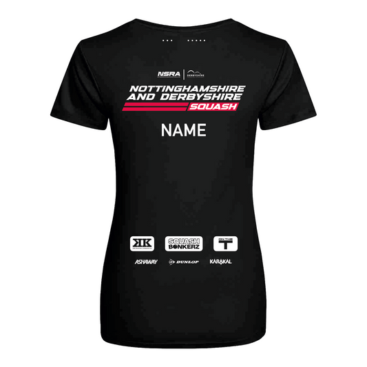 Nottinghamshire & Derbyshire Squash Action Womens T