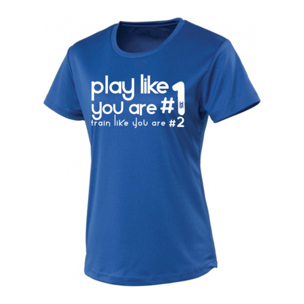 Play Like #1 Legacy Action Womens T