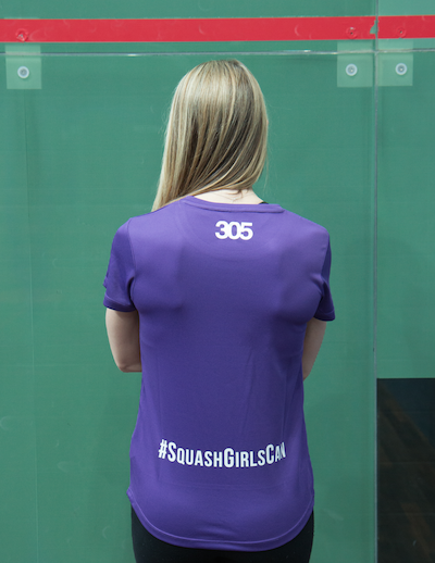 305 Squash Girls Can Legacy Action Kids T