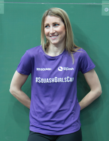 305 Squash Girls Can Legacy Action Kids T