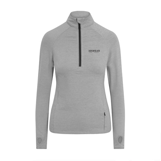 305WEAR Wordmark Performance Fit Womens 1/2 Zip Top
