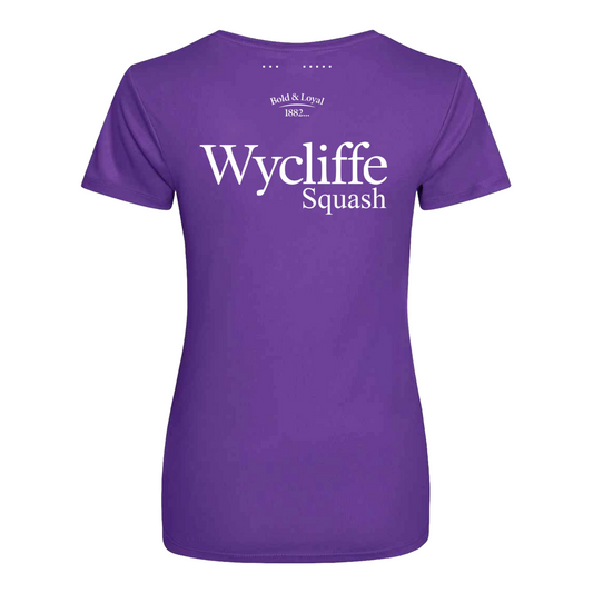 Wycliffe College Squash Action Womens T