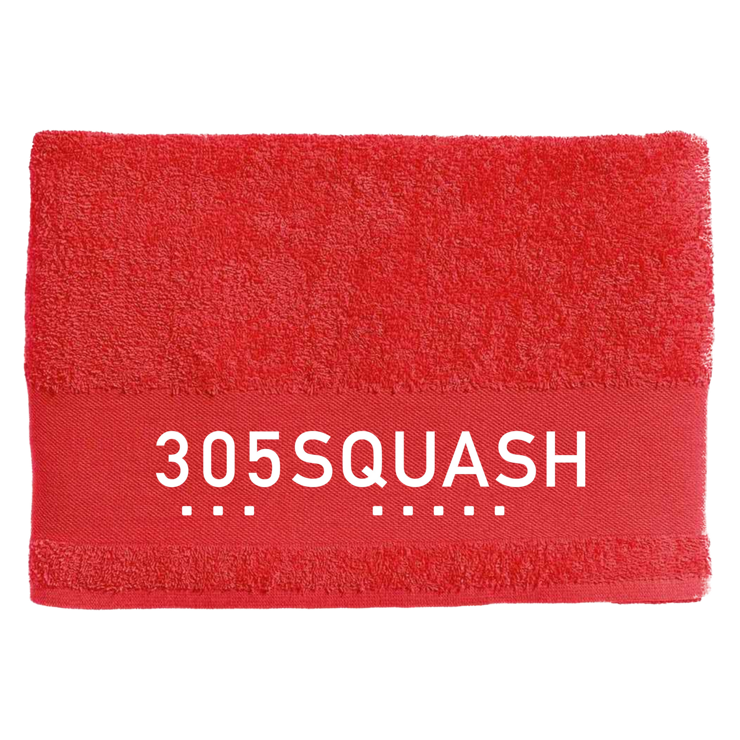 305SQUASH Wordmark Icon Classic Towel (4 Sizes Available)