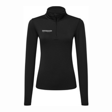 305SQUASH Wordmark Performance Lite Womens 1/4 Zip Top
