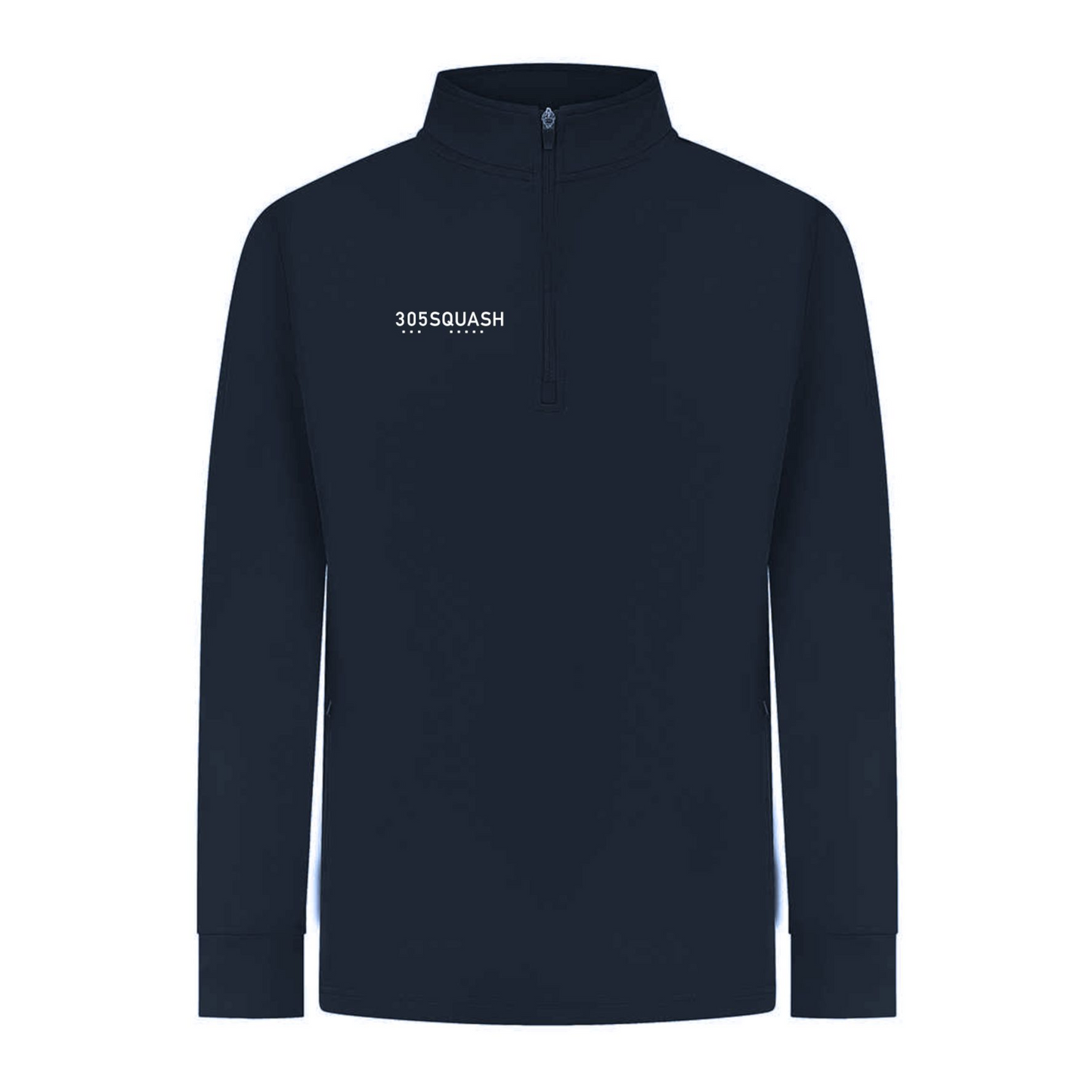 305SQUASH Wordmark Performance Kids 1/4 Zip Top