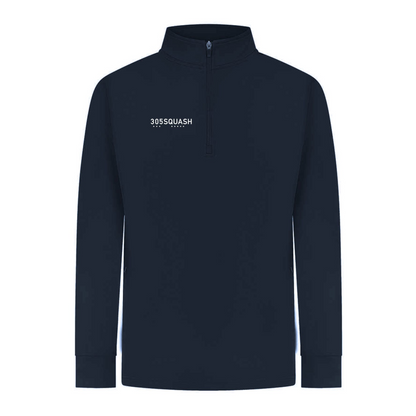 305SQUASH Wordmark Performance Kids 1/4 Zip Top