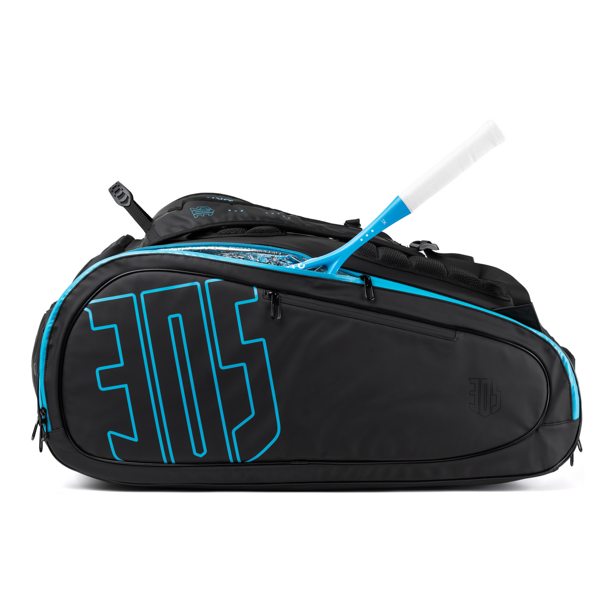305 Shield Tour Racketbag - Black/Blue
