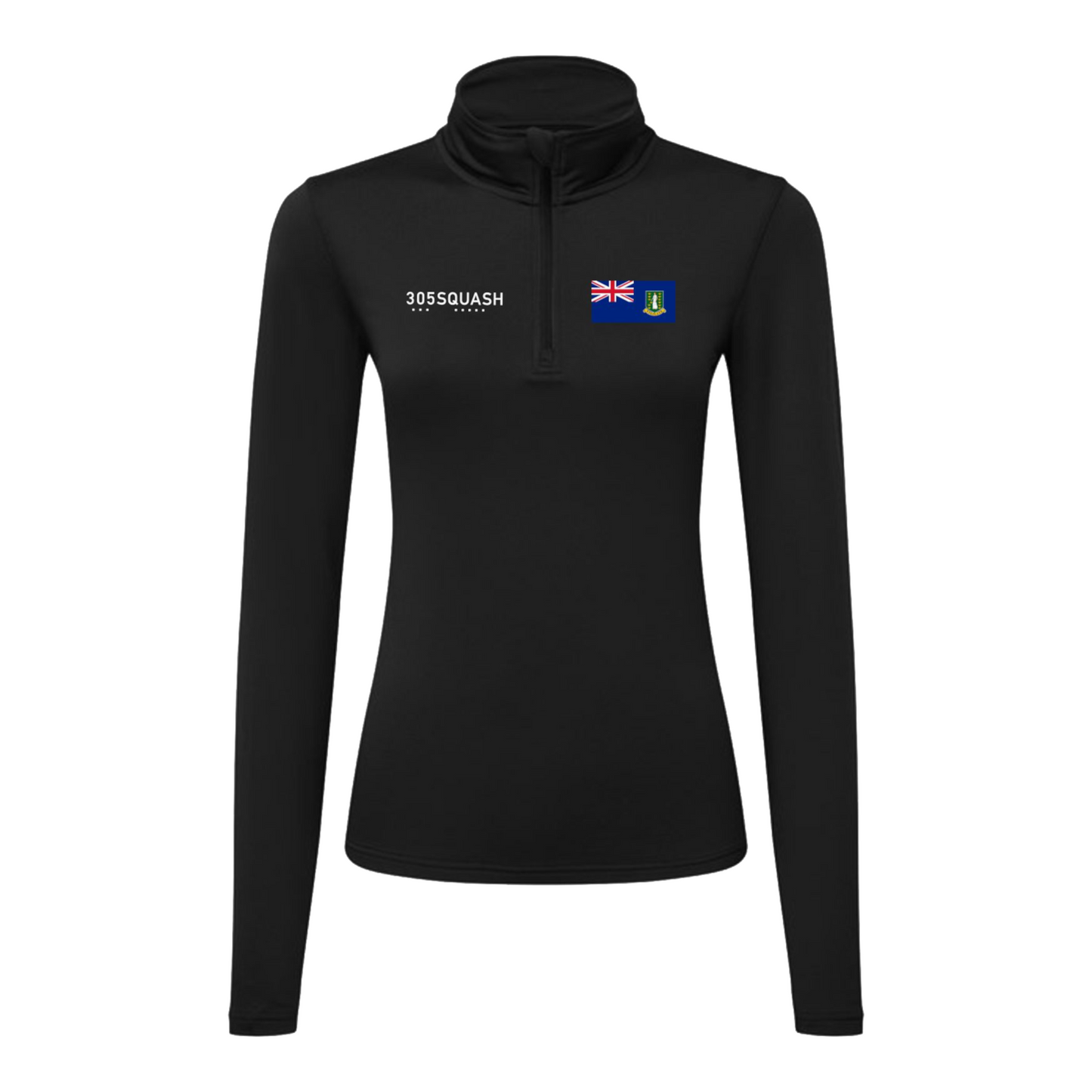 BVI Squash Performance Lite Womens 1/4 Zip Top