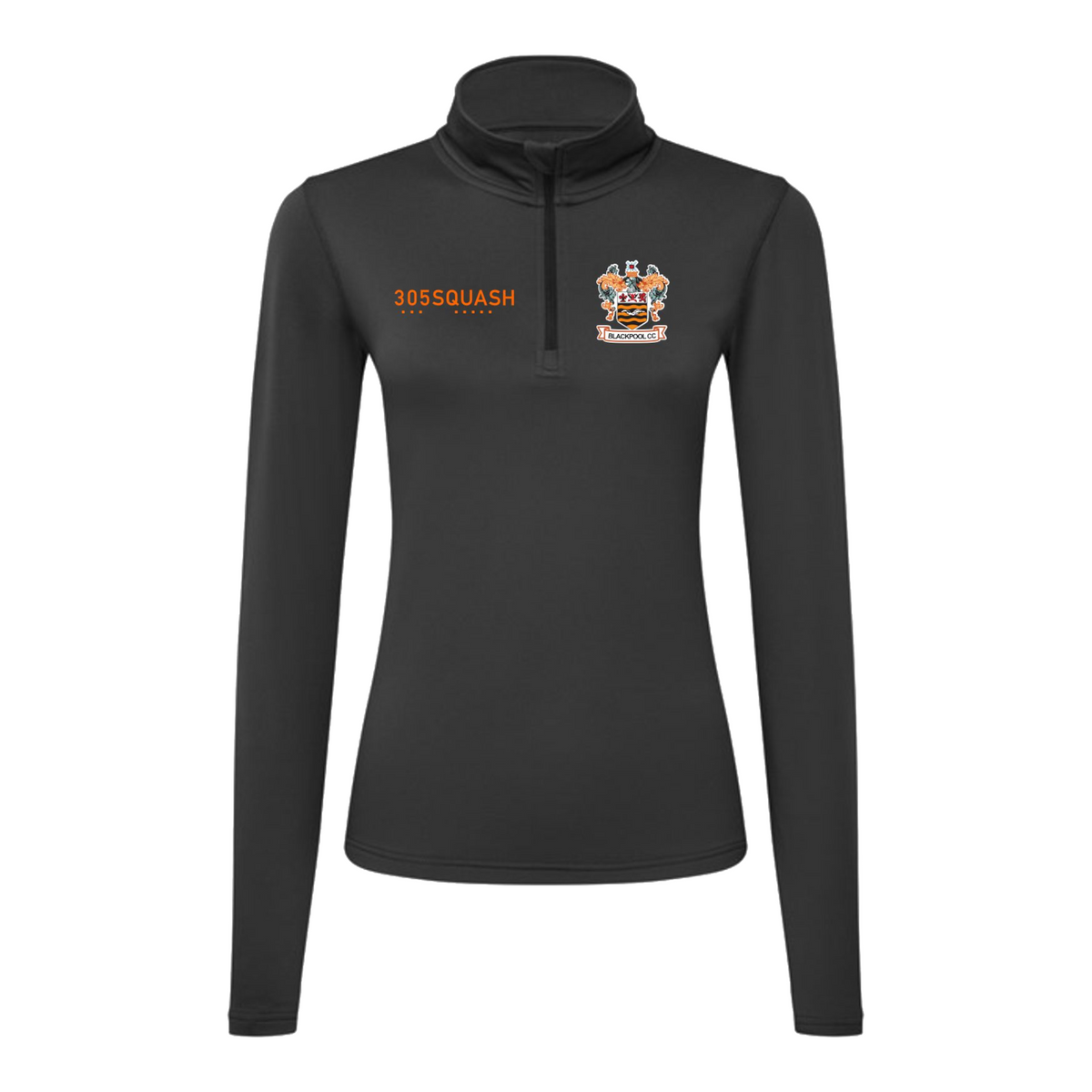 Blackpool CC Squash Performance Lite Womens 1/4 Zip Top