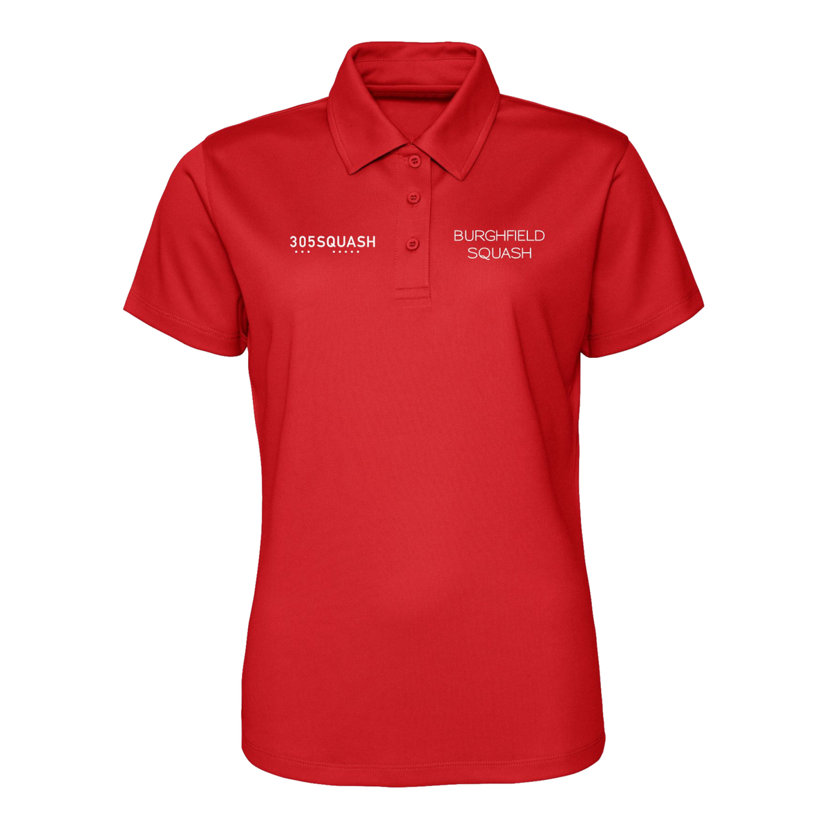 Burghfield Squash Action Womens Polo