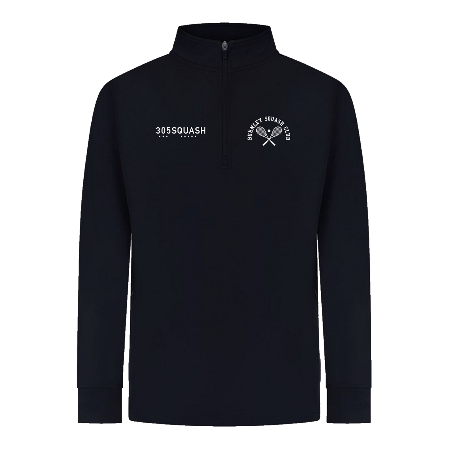 Burnley Squash Performance 1/4 Zip Top