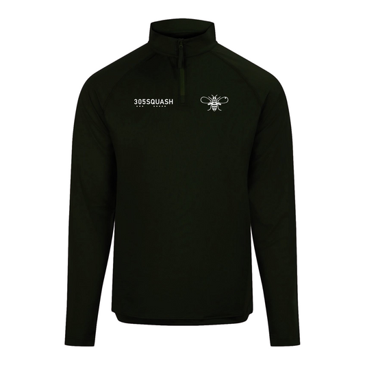 City of Manchester Squash Action 1/4 Zip Top
