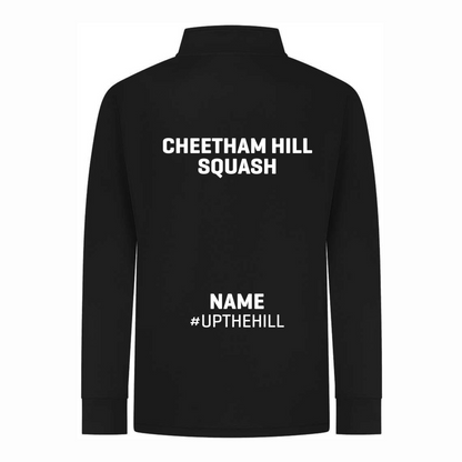 Cheetham Hill Squash Performance Kids 1/4 Zip Top