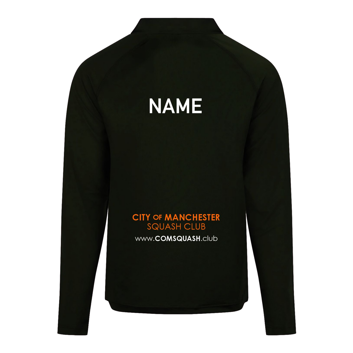 City of Manchester Squash Action 1/4 Zip Top