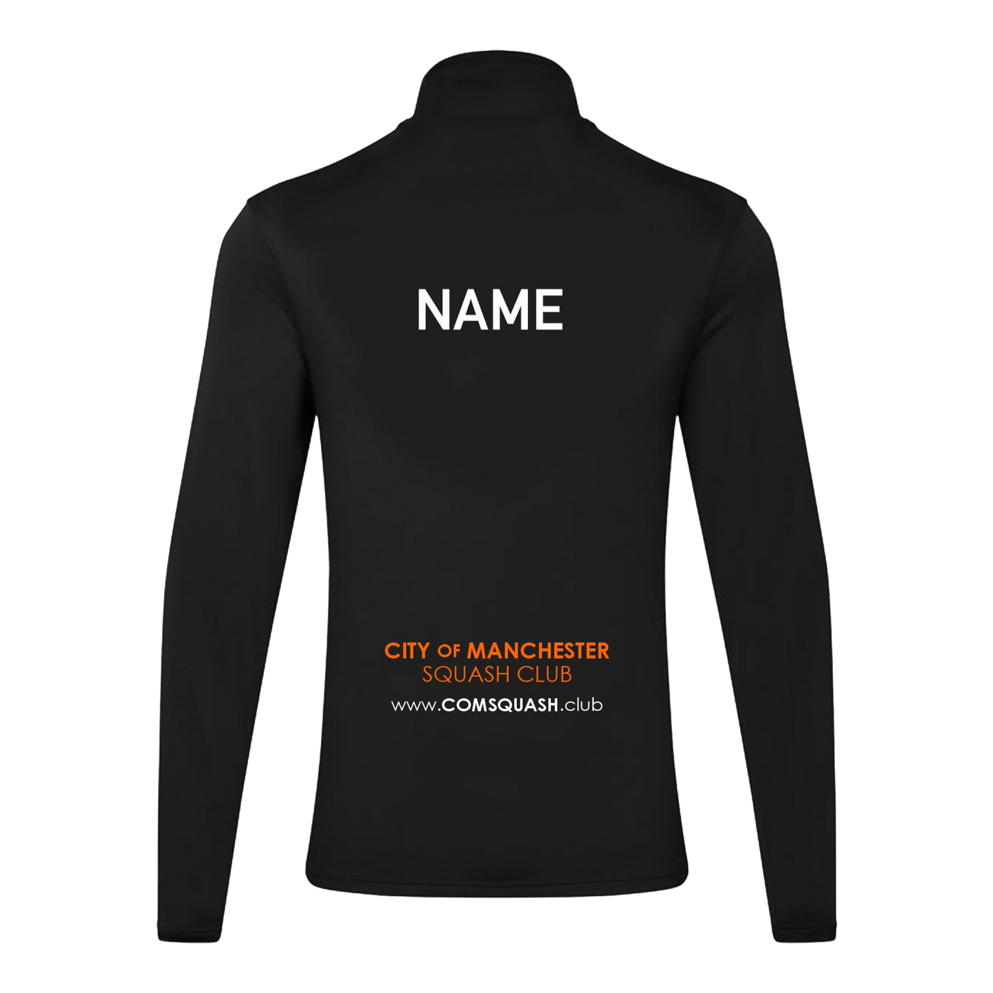City of Manchester Squash Performance Lite 1/4 Zip Top