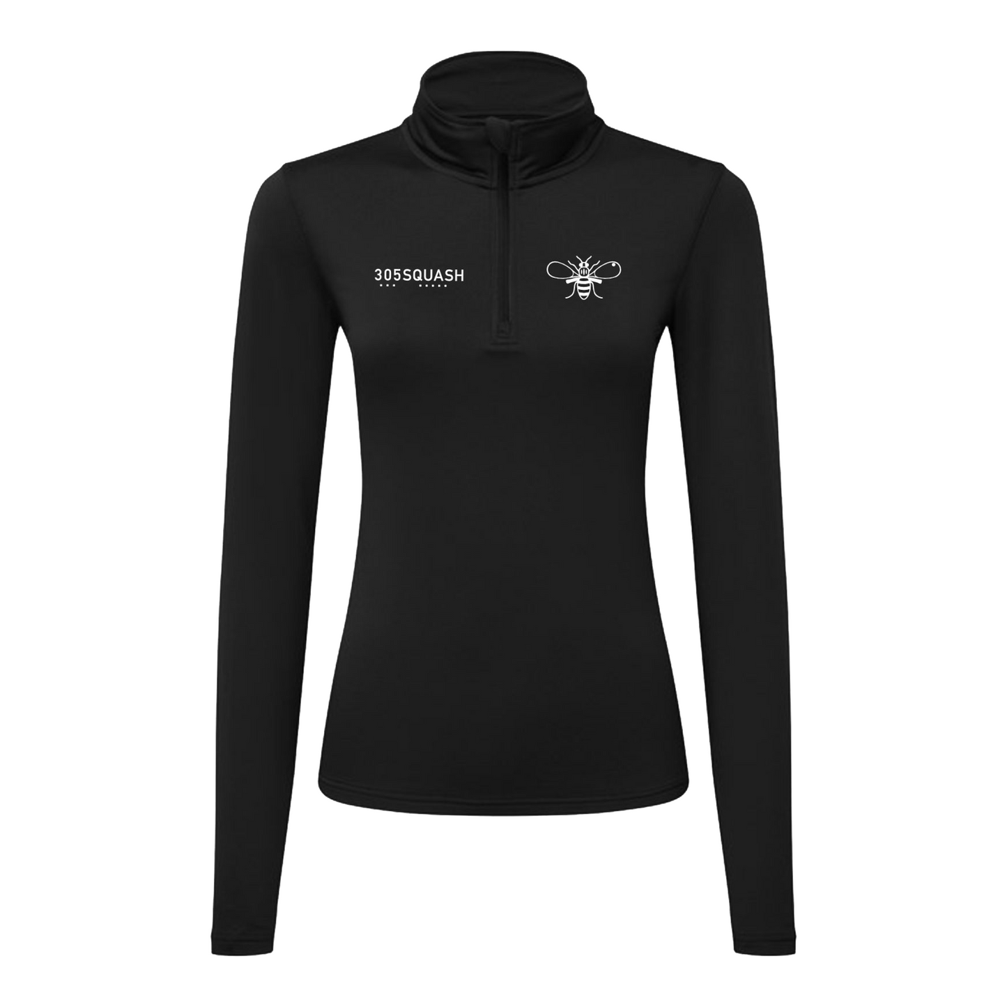 City of Manchester Squash Performance Lite Womens 1/4 Zip Top