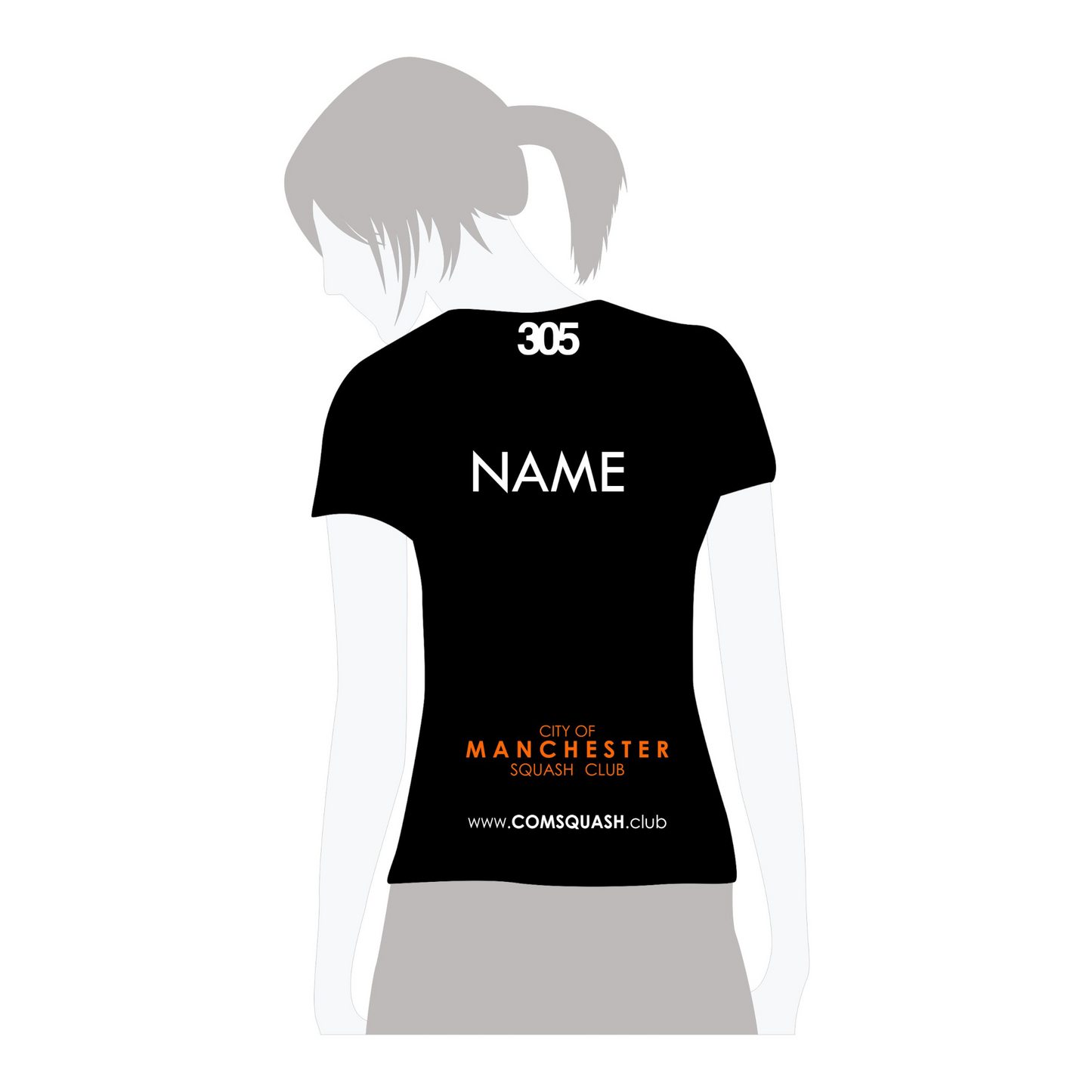 City of Manchester Squash Action Womens T