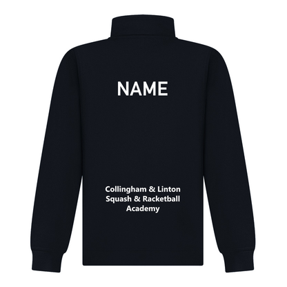 Collingham + Linton Squash Academy Performance Kids 1/4 Zip Top