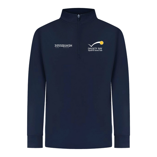 Dalgety Bay Squash Performance Kids 1/4 Zip Top