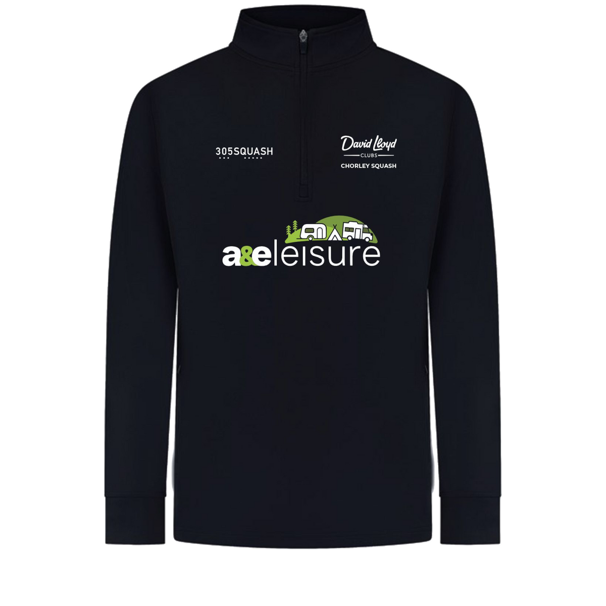 David Lloyd Chorley Squash Performance Kids 1/4 Zip Top
