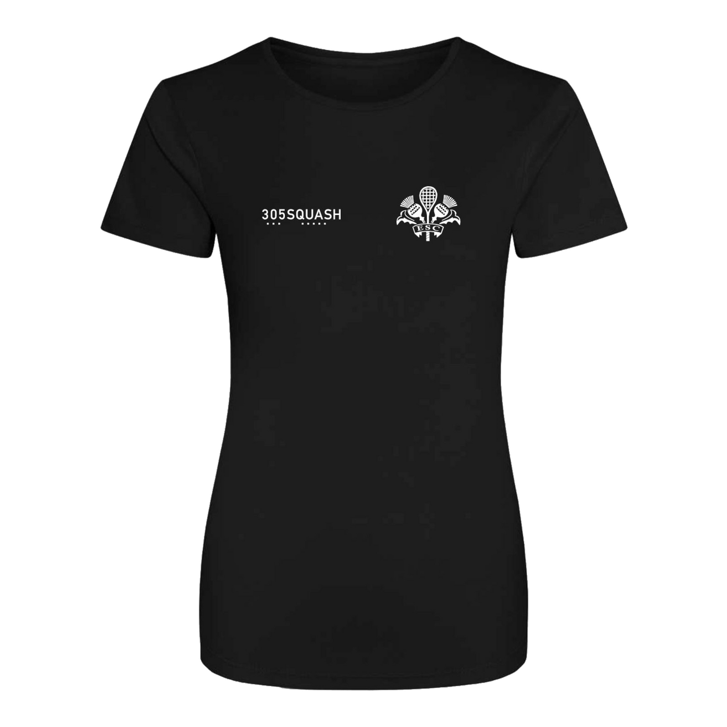 Edinburgh Sports Club Squash Action Womens T
