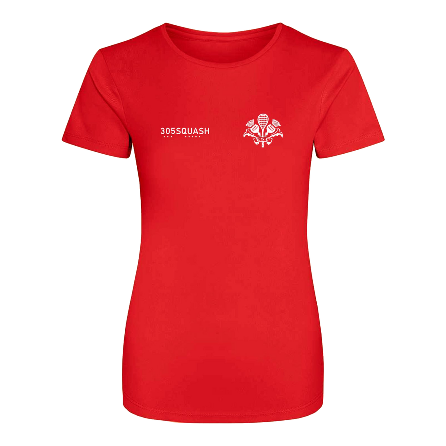 Edinburgh Sports Club Squash Action Womens T