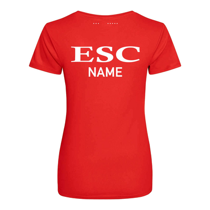 Edinburgh Sports Club Squash Action Womens T