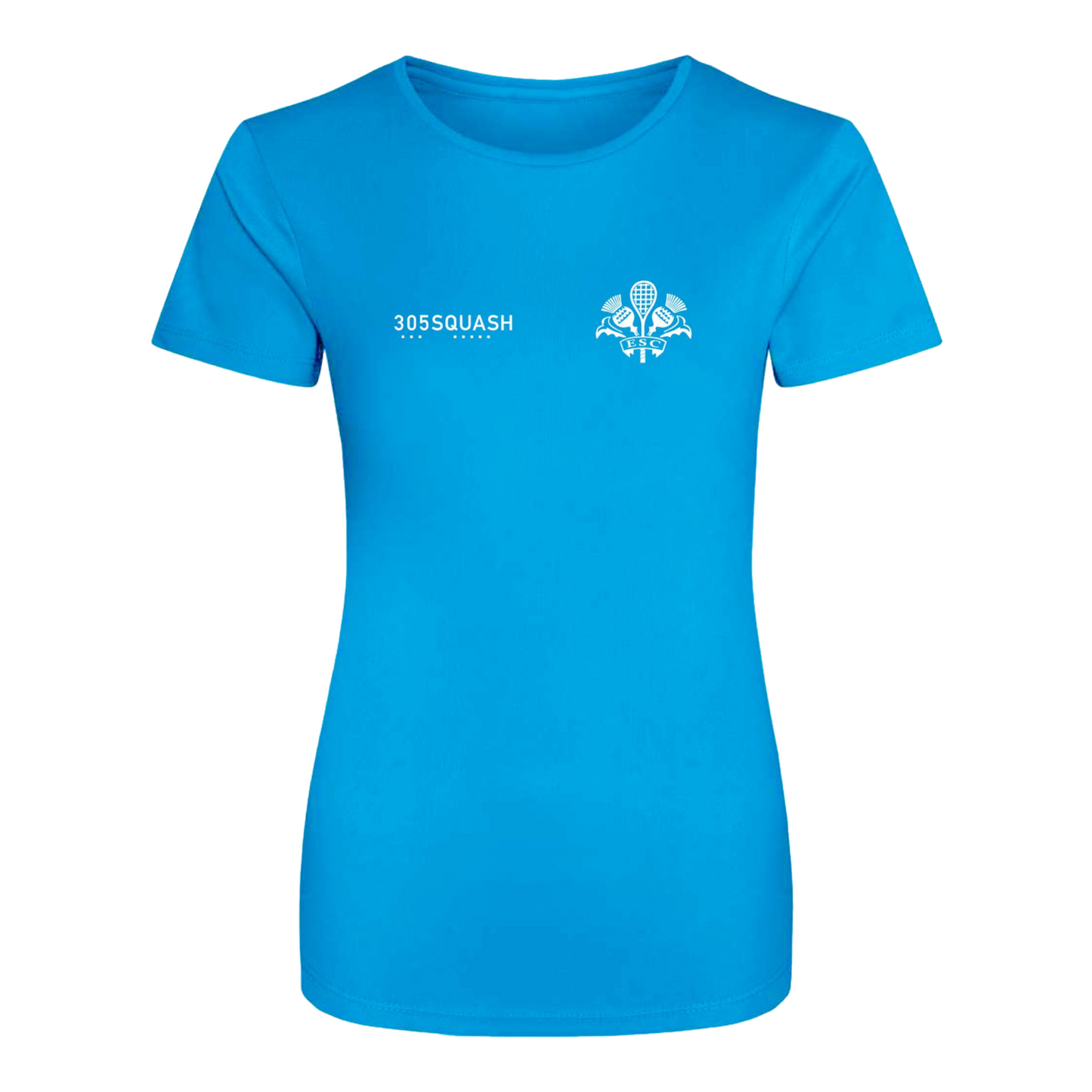 Edinburgh Sports Club Squash Action Womens T