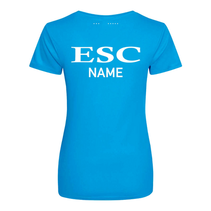 Edinburgh Sports Club Squash Action Womens T