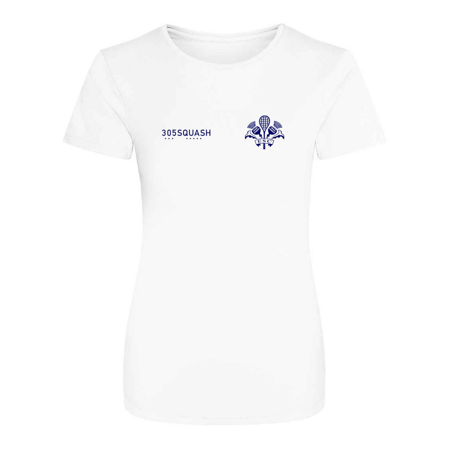 Edinburgh Sports Club Squash Action Womens T