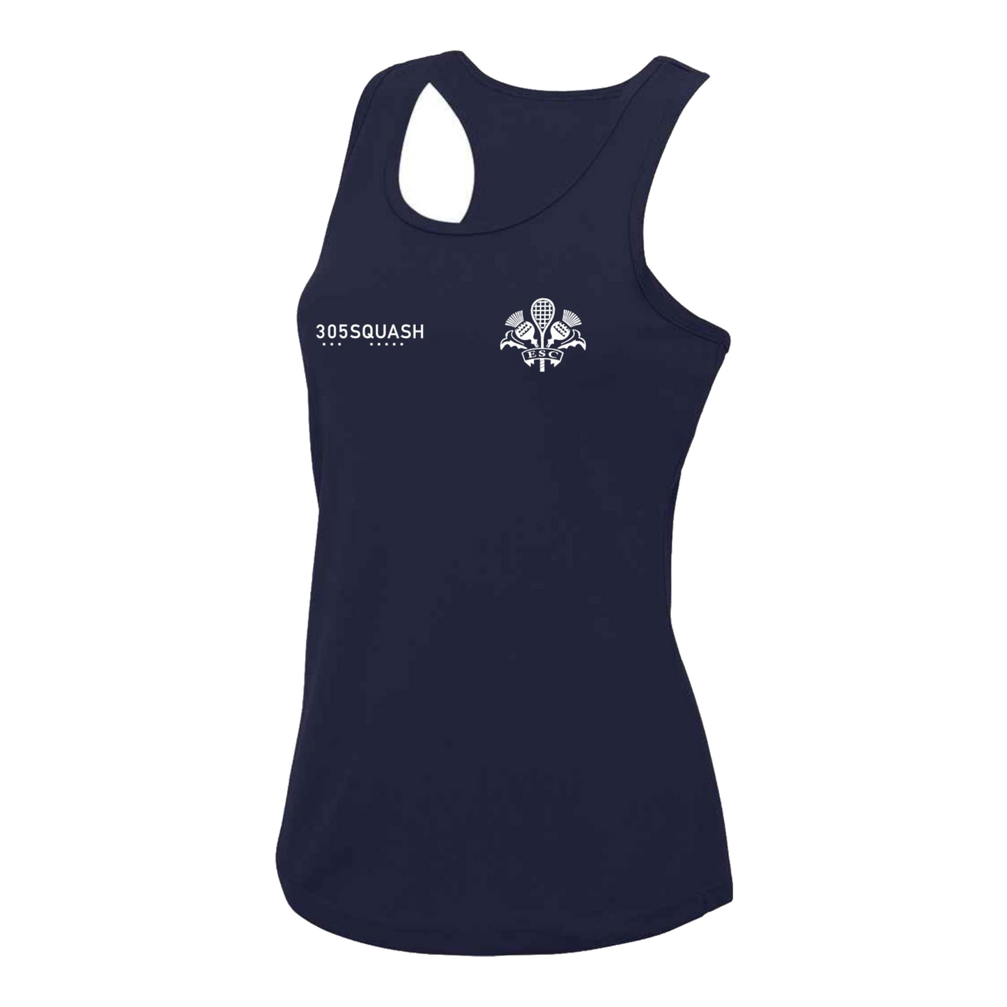 Edinburgh Sports Club Squash Action Womens Vest