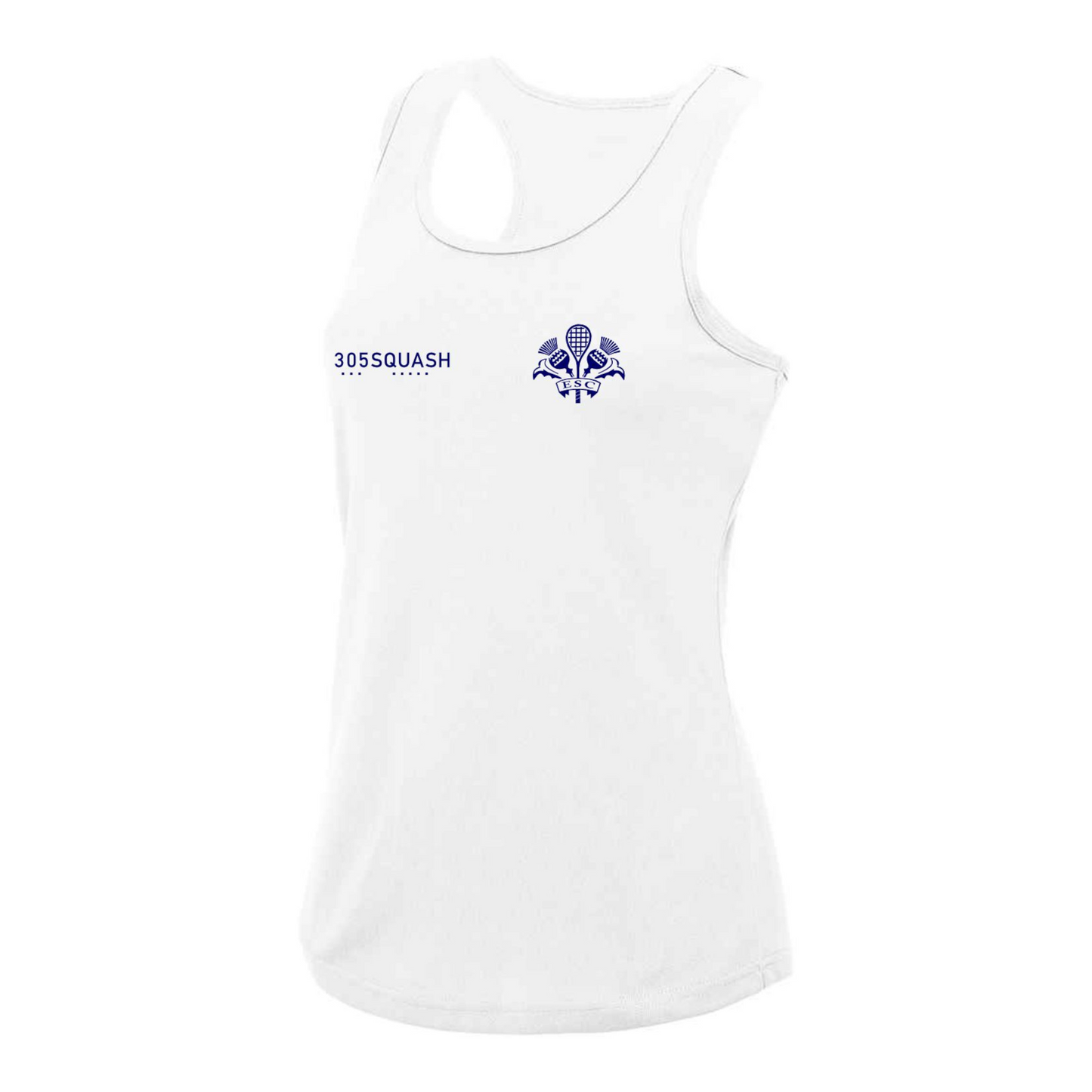 Edinburgh Sports Club Squash Action Womens Vest