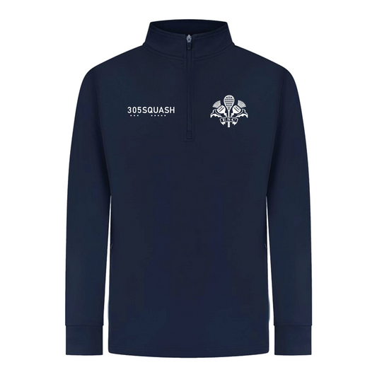 Edinburgh Sports Club Squash Performance Kids 1/4 Zip Top